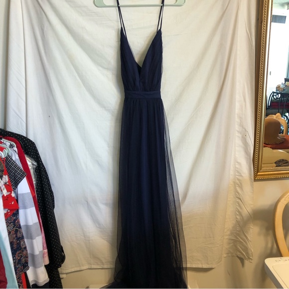 Lulus Blue Strap Dress - Picture 4 of 12